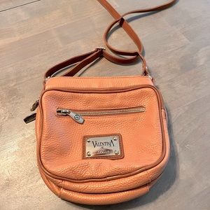 Valentina crossbody purse real leather